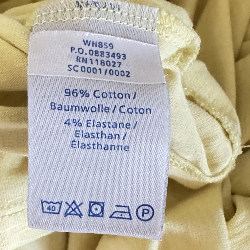 BODEN Cerys Dress sz 8 Long butter yellow cotton pull on t-shirt dress - Picture 8 of 9